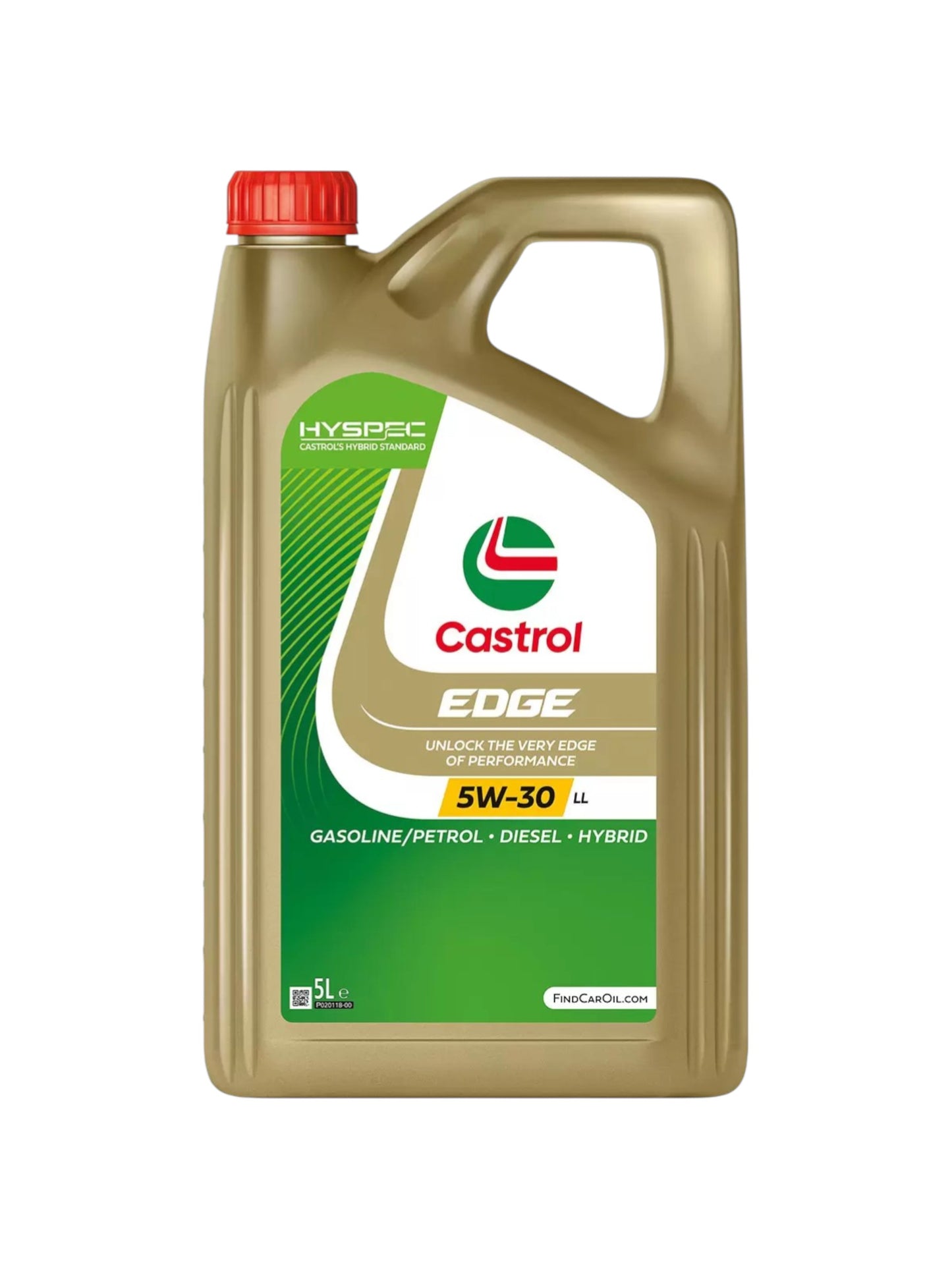 Castrol EDGE 5W-30 LL Engine Oil 5L – Fully Synthetic Petrol, Diesel & Hybrid Motor Oil