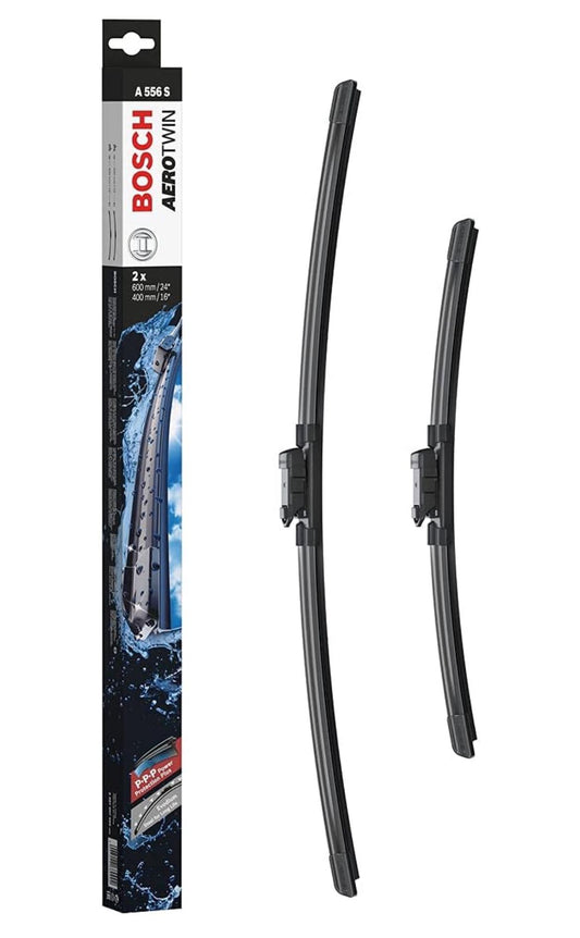 Bosch Wiper Blade AeroTwin A556S, Length: 600mm/24'' 400mm/16''  − Set of Front Wiper Blades