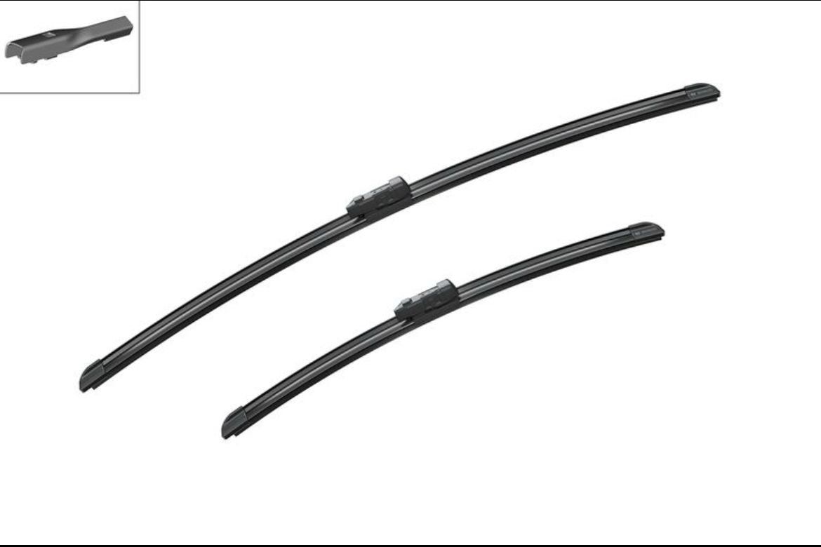 Bosch Wiper Blade AeroTwin A864S, Length: 650mm/26'' 450mm/18'' - Set of Front Wiper Blades