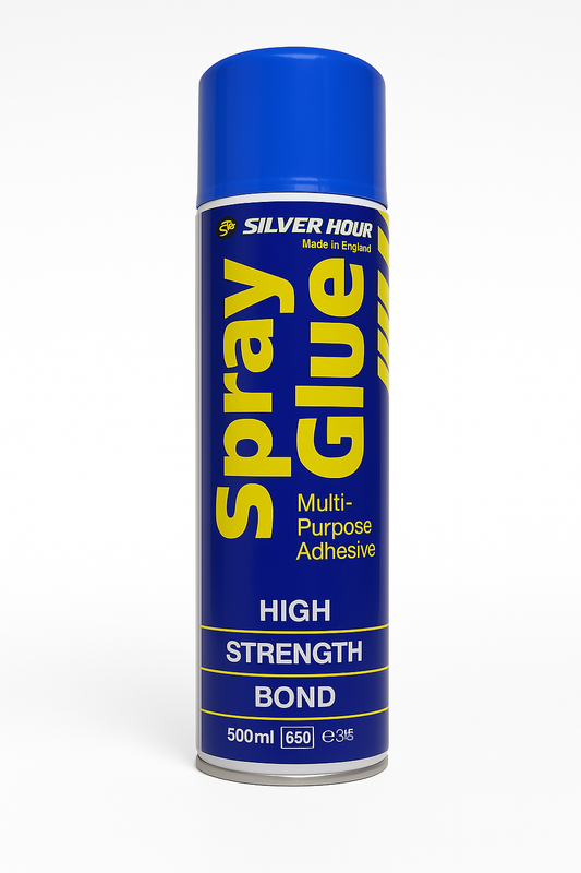 Silverhook Spray Glue 500ml – High Strength Multi-Purpose Adhesive | Upholstery, Carpet, Trim & DIY Projects
