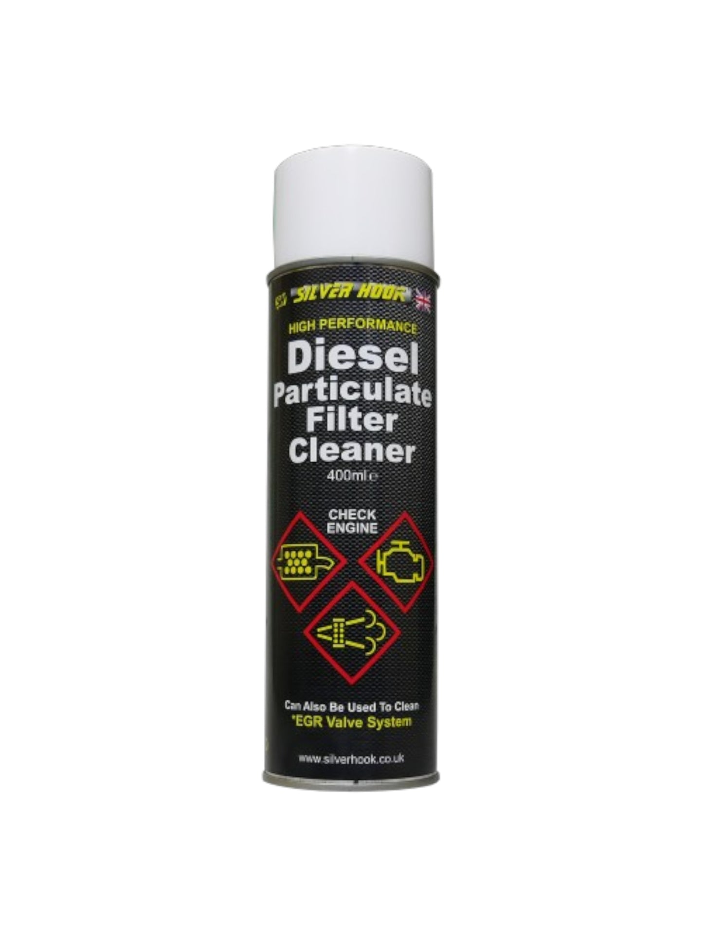 Silverhook High Performance Diesel Particulate Filter Cleaner 400ml – DPF & EGR Valve Cleaning Solution
