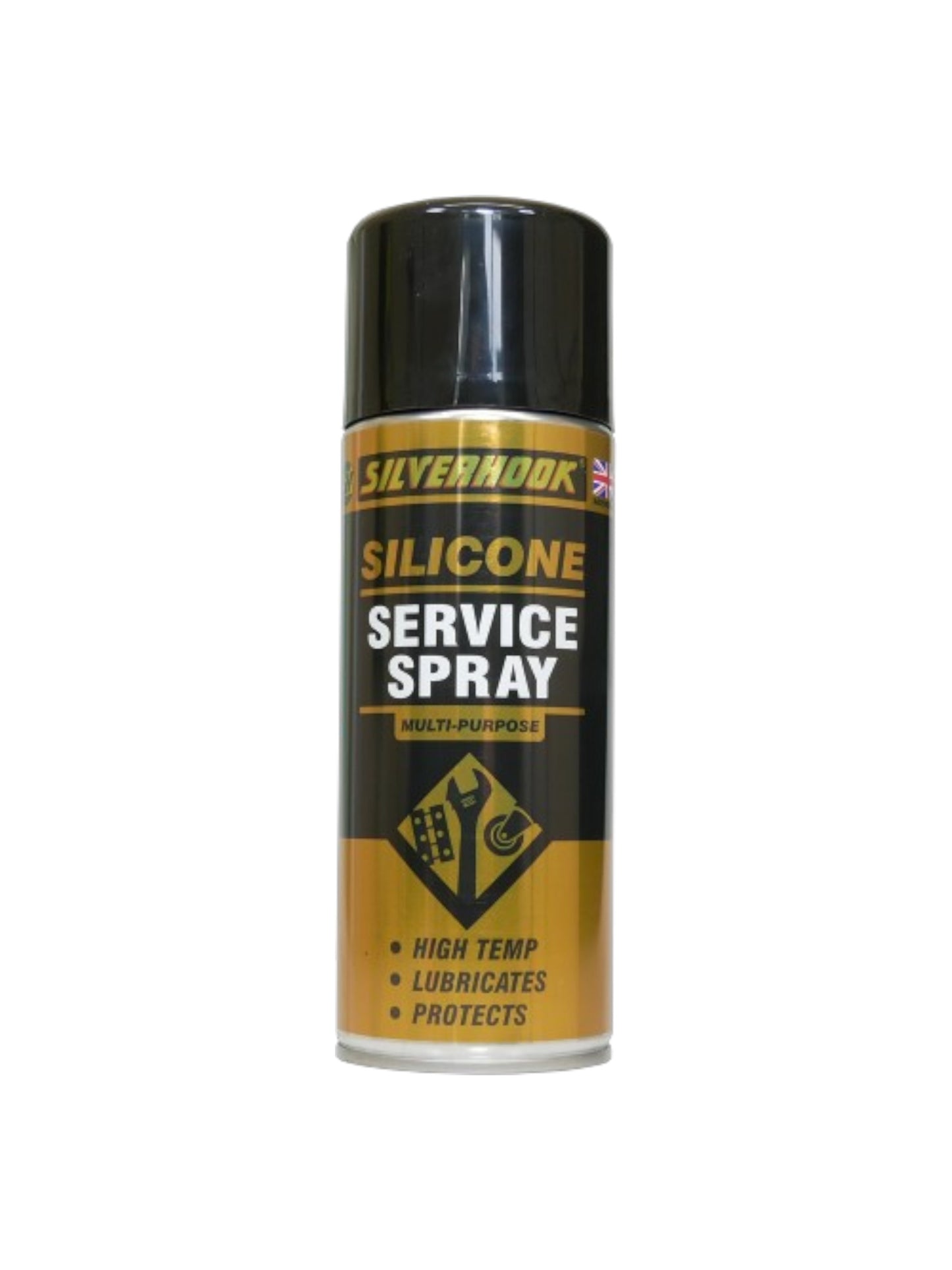 Silverhook Silicone Service Spray 500ml – High Temp Lubricant & Protector for Rubber, Plastics & Metals