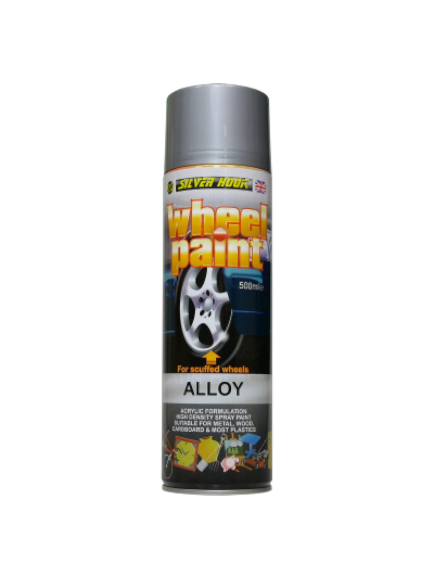 Silver Hook Alloy Wheel Paint 500ml – Restore and Protect Your Wheels with a Professional Finish