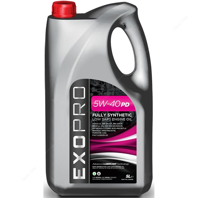 Exopro 5W-40 PD Fully Synthetic 5 Litre
