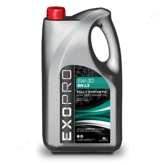 Exopro 5W-30 RN LS Fully Synthetic Engine Oil 5L – Renault RN17 ACEA C3 Low SAPS Oil