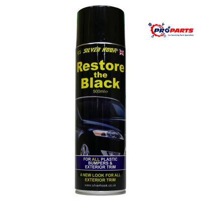 Silverhook Restore the Black 500ml – Plastic Bumper & Trim Restorer Spray | Exterior Car Care
