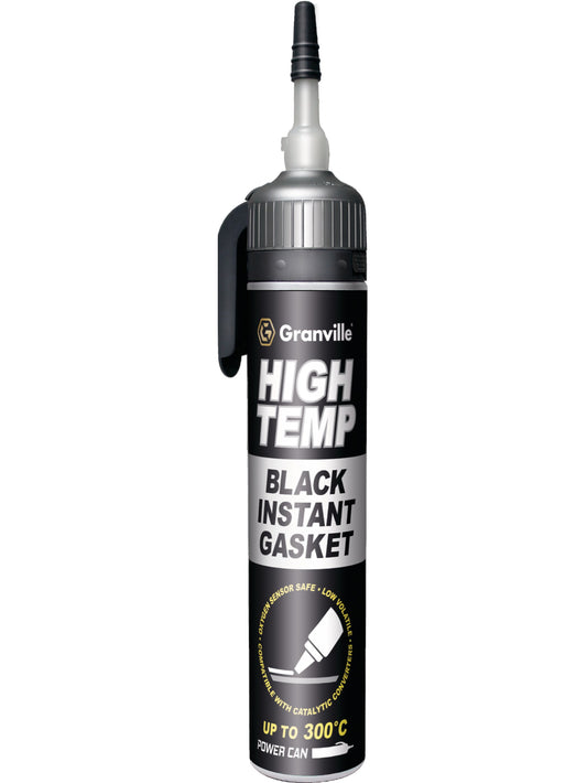Granville High Temp Black Instant Gasket Silicone Sealant 300°C
