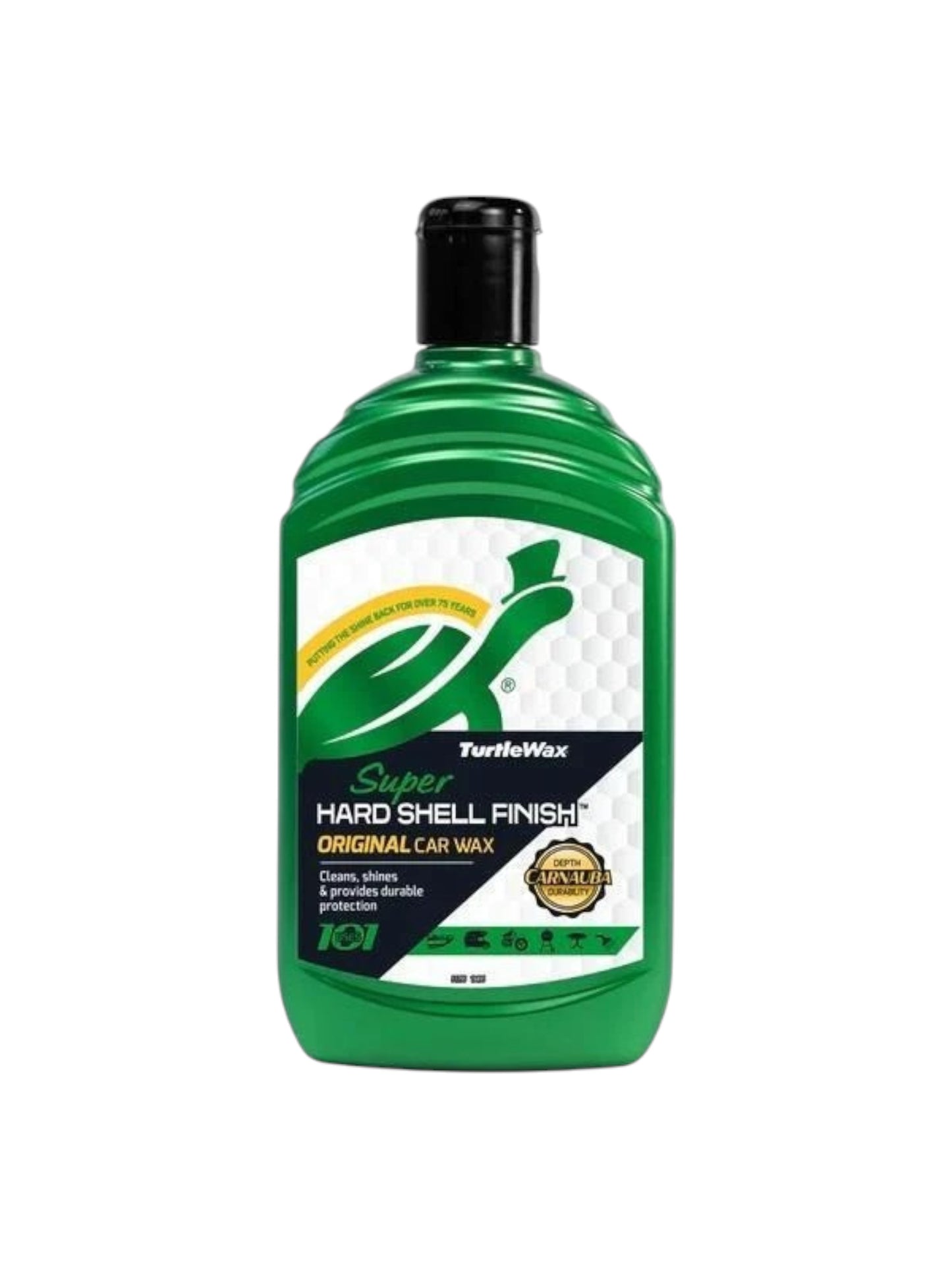 Turtle Wax Super Hard Shell Finish Original Car Wax – Carnauba Protection & Long-Lasting Shine