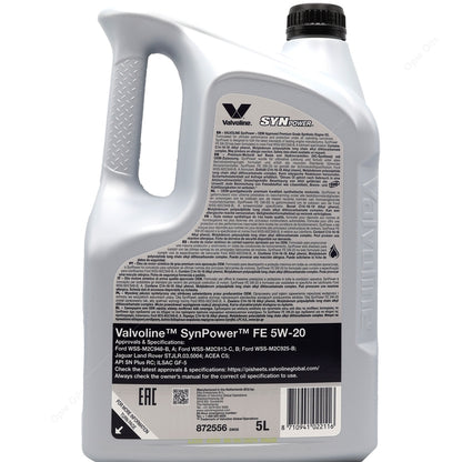 Valvoline Synthetic 5W-20 5 Litre