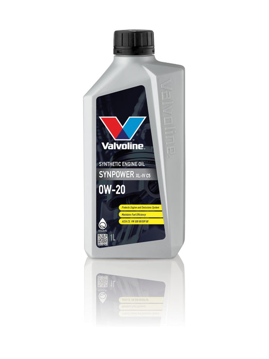 Valvoline SynPower XL-IV 0W-20 C5 Engine Oil Fully Synthetic 1 Litre