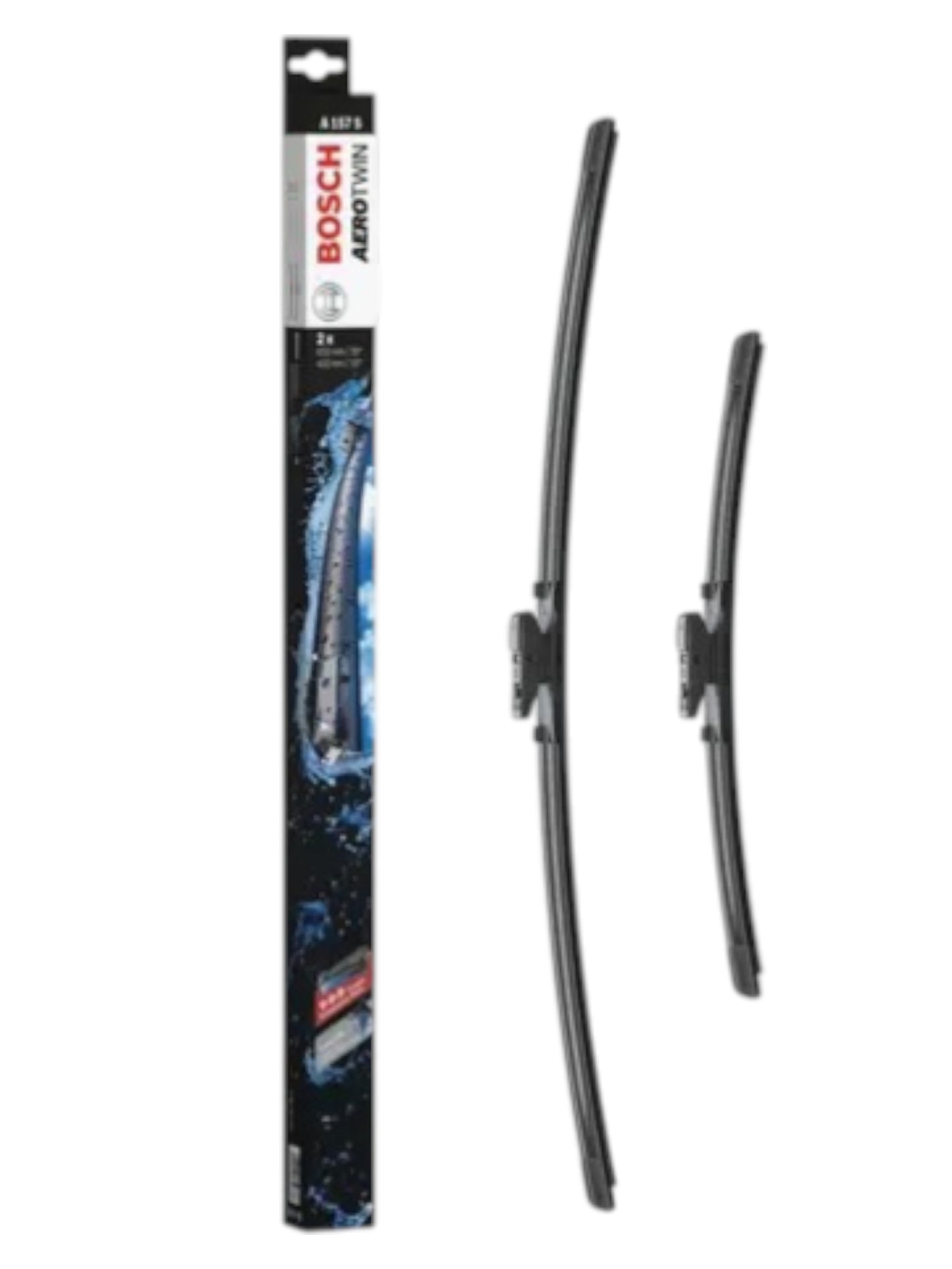 Bosch Aerotwin A157S Front Wiper Blades Set 650mm 400mm 26/16 Inch Flat Windscreen Wipers