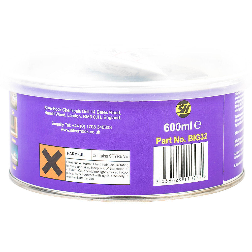 Big Boy Plastic Flexi Filler – Flexible Body Filler for Plastic & More 600ml