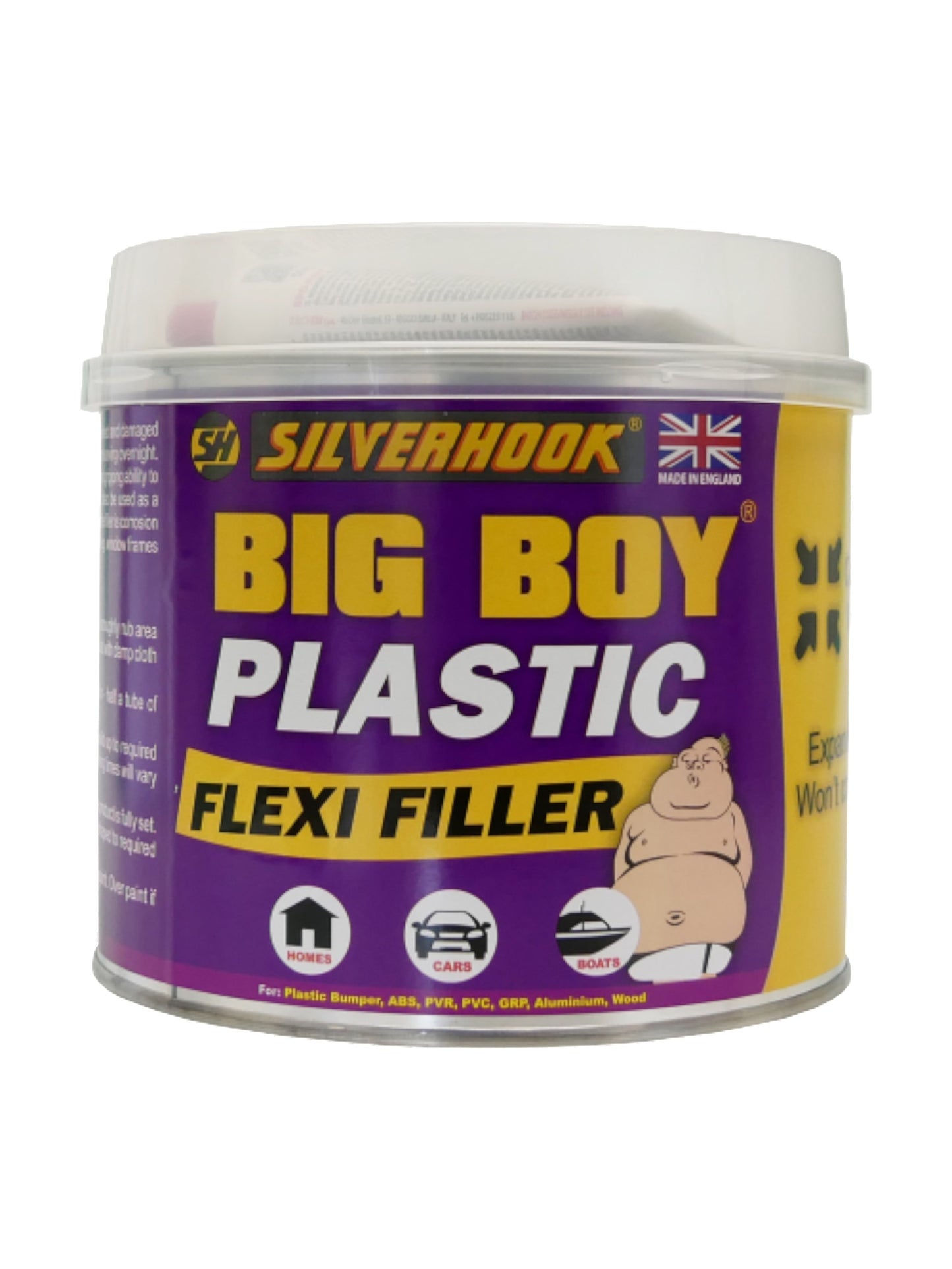 Big Boy Plastic Flexi Filler 1.5L – Flexible Car Body & Plastic Repair 1.5 Litre