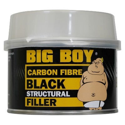 Big Boy Carbon Fibre Black Structural Filler  – Ultra Strong, Professional Grade Repairs 250ml