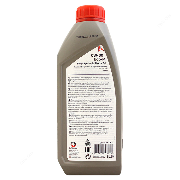 COMMA Eco-P OW-30 1 Litre