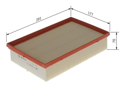 Bosch Air Filter F026400287 Fits Volkswagen, Audi, Seat, Skoda 1.6 & 2.0 TDI Engines