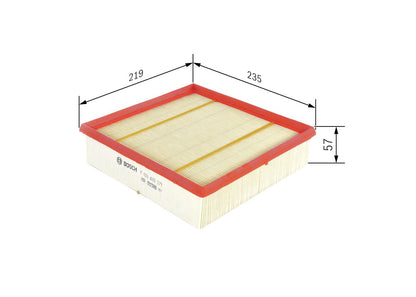 Bosch Air Filter F026400379 for Infiniti Q30, QX30 & Mercedes A-Class, B-Class, CLA, GLA – 1.5 & 2.1 CDI, 2.2 Diesel (W176, W246, X156, C117, X117) (2012–2020)