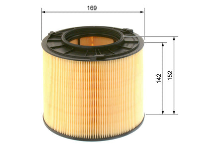 Bosch Air Filter F026400425  for Audi A4, A5, A6, A7, Q5 – B9 (8W), C8 (4A), FY Models (2015–2025)