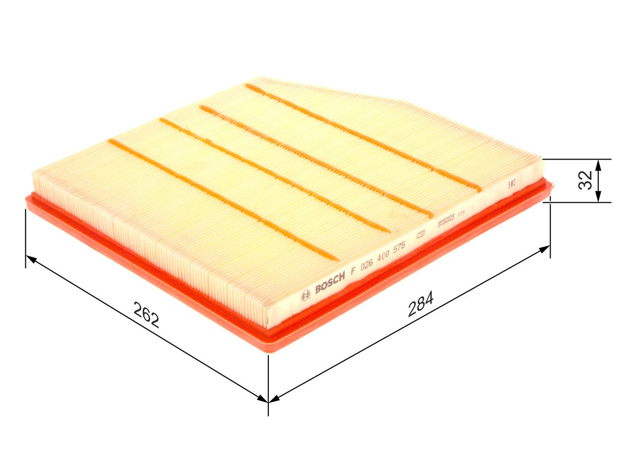 Bosch Air Filter F026400575 for BMW 135i, 335i, M Coupe – E82, E88, E90, E91, E92, E93 (2010–2014)