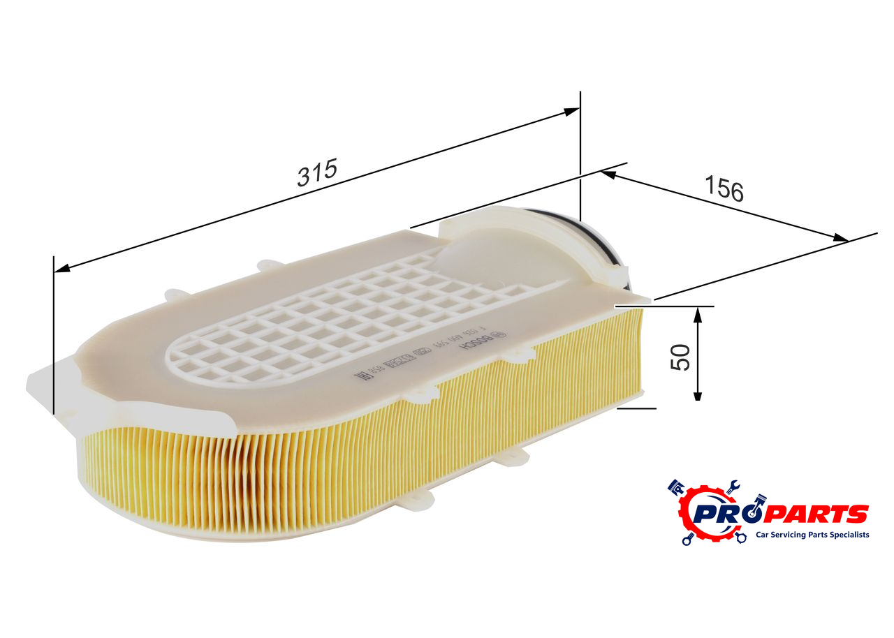 Bosch Air Filter  F026400599 for Mercedes A-Class, B-Class, CLA, GLA