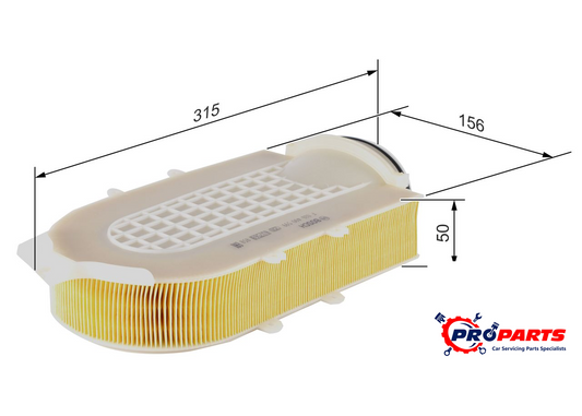 Bosch Air Filter  F026400599 for Mercedes A-Class, B-Class, CLA, GLA
