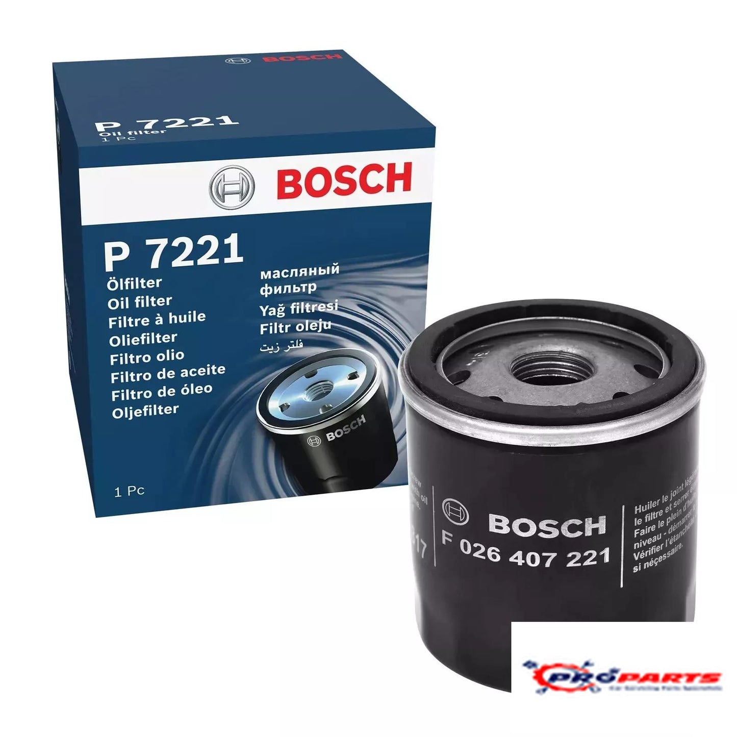 Bosch P7221 Oil Filter – OEM Quality – Advanced Filtration – Engine Protection
