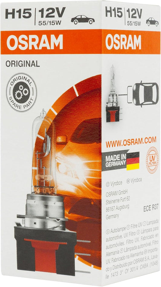OSRAM H15 12V 55/15W Original Halogen Headlight Bulb