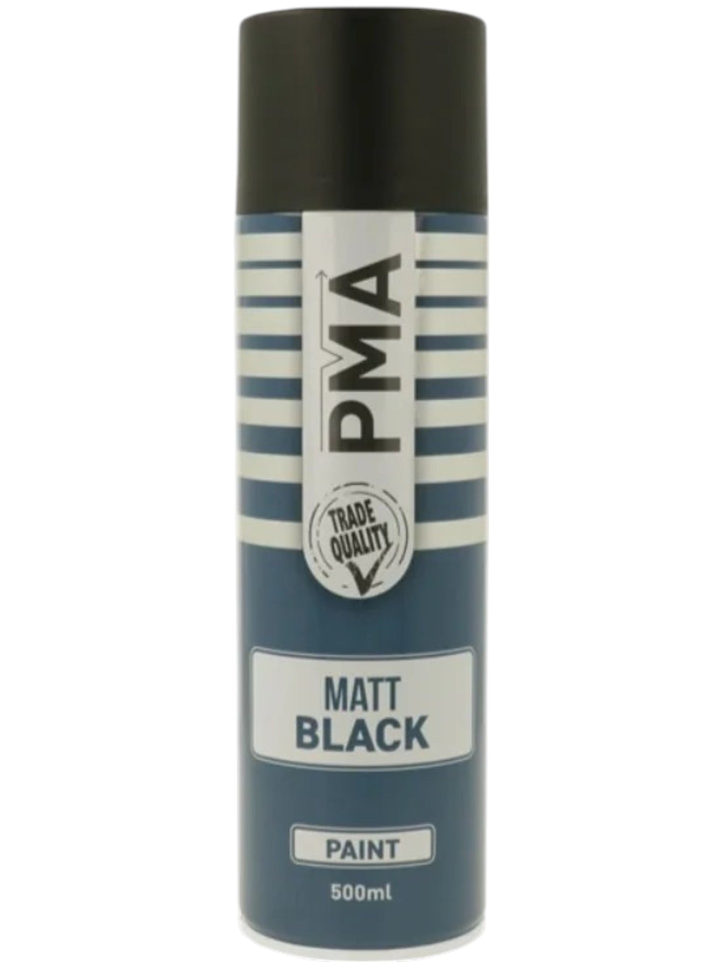 PMA Matt Black Spray Paint 500ml – Trade Quality Fast Drying Aerosol