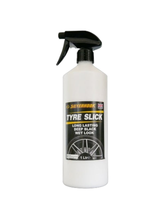 Silverhook Tyre Slick 1 Litre – Long Lasting Deep Black Wet Look Finish