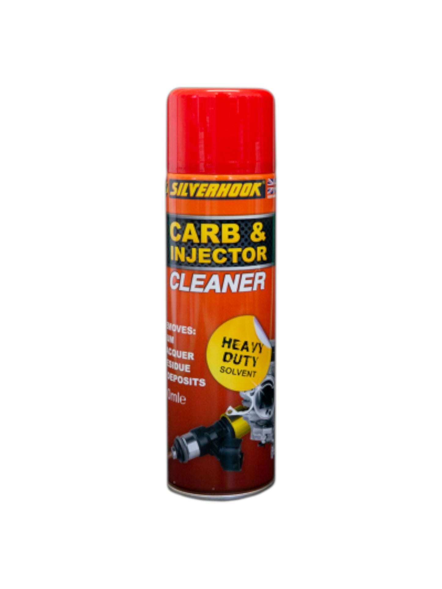 Silverhook Carb & Injector Cleaner 500ml | Heavy Duty Solvent for Carburettor, Injector & Intake Cleaning