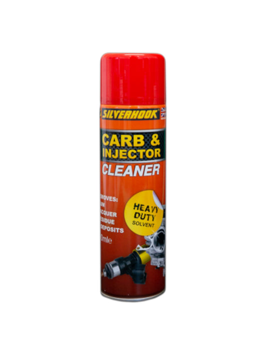 Silverhook Carb & Injector Cleaner 500ml | Heavy Duty Solvent for Carburettor, Injector & Intake Cleaning