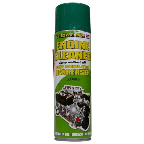 Silverhook Engine Cleaner 500ml – Heavy-Duty Engine Degreaser | Spray On – Wash Off Foam
