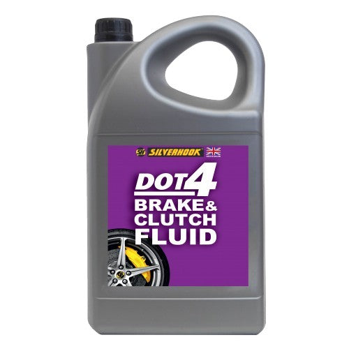 Silverhook DOT4 Brake & Clutch Fluid 5L – High-Performance Hydraulic Fluid for All Vehicles