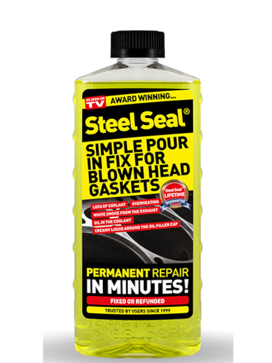 Steel Seal Head Gasket Repair Sealant 473ml – Pour-In Permanent Engine Leak Fix