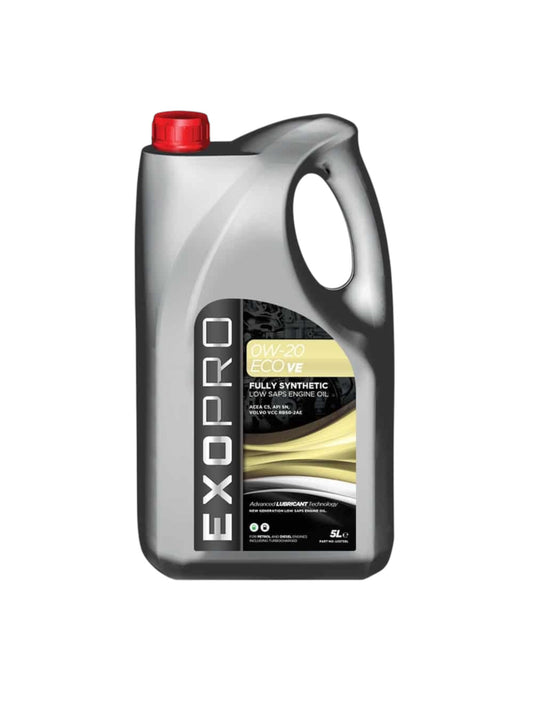 Exopro 0W-20 ECO VE Fully Synthetic Low SAPS Engine Oil 5L