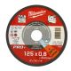 MILWAUKEE 1Pc Thin Metal Cutting Disc Pro+ SCS42 125x0.8mm