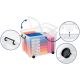 LYRECO Smart Storemaster Box with Lid & Wheels - Clear - 75 Litre