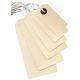 LYRECO String Tags with 9 Inch White String - 95 x 48mm - Box of 1000