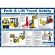 SAFETY FIRST AID Fork Lift Truck Safety Guide Poster