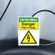 PROSOL High Voltage Hazard Reuseable Stickers