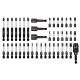 CARLYLE HAND TOOLS Insert Bit Set - Impact Hex Bit - 1/4in. - 42 Piece