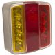 MAYPOLE LED Lamp - Rear Square - Combination