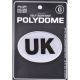 CASTLE PROMOTIONS UK OVAL POLYDOME STICKER