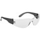 PORTWEST Wrap Around Spectacles - Clear Frame - Clear Lens