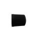 WOT-NOTS Car Dust Caps - Black Plastic - Pack Of 4