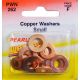 WOT-NOTS Copper Washers - Assorted Small - Pack Of 15