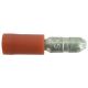 WOT-NOTS Wiring Connectors - Red - Male Bullet - 4mm - Pack of 3