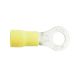 WOT-NOTS Wiring Connectors - Yellow - Ring - 6mm - Pack of 2